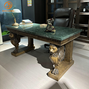 Mobilier européen pour hôtel antique Cabinet de villa Table d'écriture de <span class=keywords><strong>bureau</strong></span> royale <span class=keywords><strong>Bureau</strong></span> d'étude <span class=keywords><strong>vintage</strong></span> de luxe personnalisable en <span class=keywords><strong>bois</strong></span> pour appartement - Product Image 1