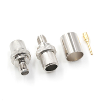 Conector Coaxial RF SMA Macho para Cable RG8 LMR400 50-7 7DFB, Antena