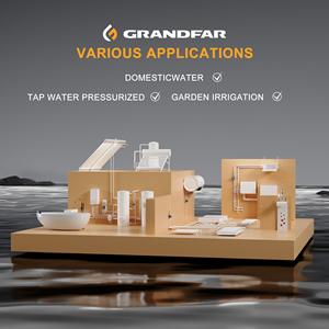 Bomba de Circulación de Agua Caliente Inteligente Grandfar de 5m con Cabezal, Calentamiento Automático, Rotor Húmedo Silencioso y Limpio GS25-5-130 de Frecuencia Variable - Product Image 6