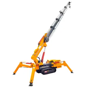 Fast Delivery Aerial Working Crawler Type Spider Crane for Glazing price With CE