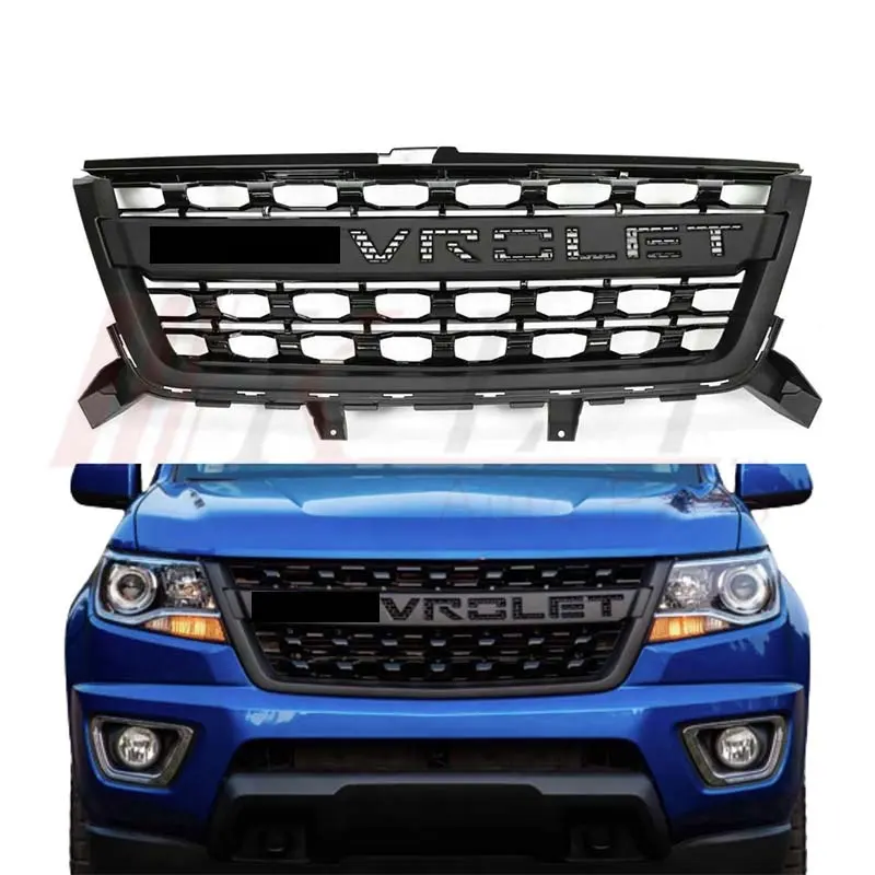 KLT Facelift Grille Für Colorado 2016-2021 mit LED-Leuchten Front Renn gitter Autozubehör