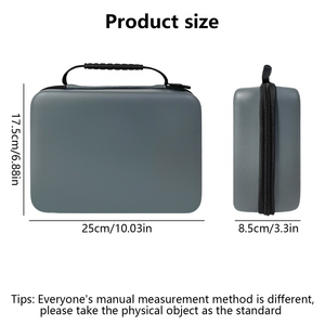 듀얼 컨트롤러 럭셔리 하드 쉘 EVA 케이스 지퍼 클로저 Xbox/PS5/PS4/스위치용 친환경 내구성 방수 보관 가방 - Product Image 4