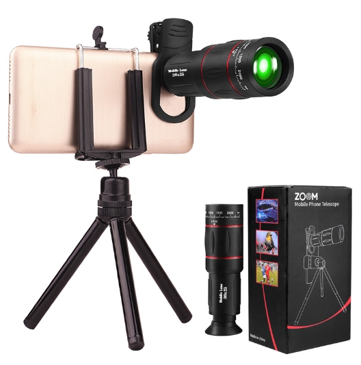 18x Zoom Telephoto Lens With Tripod Universal Optics Glass