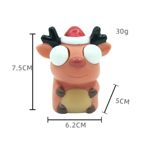 Cadeaux d'Halloween très demandés : Porte-clés Squishy Zombie à yeux qui sortent, jouet doux et étrange à presser - Product Image 6