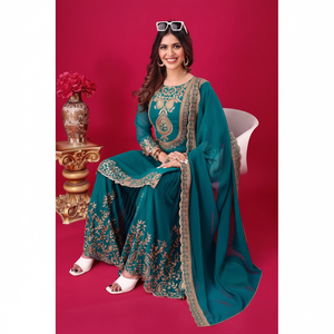 เสื้อผู้หญิงล่างสุดสวยและชุดผ้าไหมที่มีงานปักที่มีลำดับจำนวนมาก - Product Image 1