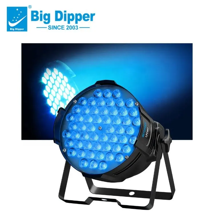Big Dipper LPC007 RGBW 54*3W led par luz par puede boda etapa LED luz DJ sistema de luz