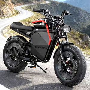 Bicicleta Eléctrica de 20 Pulgadas con Llantas Gruesas, 500 Vatios, Velocidad de 50 km/h, Bicicleta Eléctrica de Alta Potencia en Venta - Product Image 1