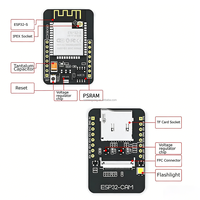 Placa de Desarrollo ESP32-CAM WiFi+BLE con Módulo de Cámara OV2640 de 4MB y 32 bits Tipo-C para Kits de Práctica en el Aula