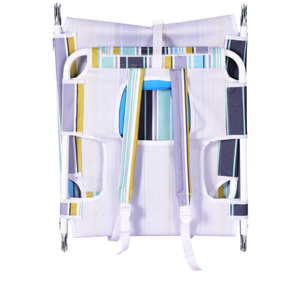 محمول وخفيف الوزن قابل للطي الشاطئ/كرسي صالة حمام مفتوح/إغلاق تجويف الوجه مع وسادة الرأس حقيبة ظهر للتشمس - Product Image 4