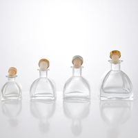 Diffuseur d'huiles essentielles en verre de luxe personnalisable 45 ml 100 ml 140 ml 180 ml avec bâtonnet ou bouchon
