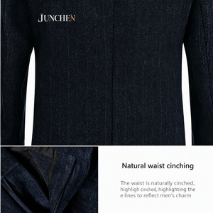 Completo Casual da <span class=keywords><strong>Uomo</strong></span> per Affari, Due Pezzi, Giacca e Pantaloni, Stile Elegante da Ufficio, Abbigliamento Maschile all'Ingrosso - Product Image 4