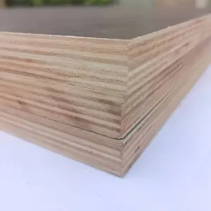 Tablero de madera contrachapada laminado de melamina de 16mm de China Guangdong 1220x2440mm para altavoz vacío producto de madera contrachapada de caja de madera