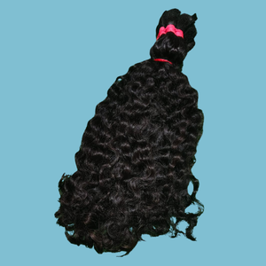 ผมต่อของมนุษย์แบบดิบที่ยังไม่ได้ผ่านการทำ100% ผมแบบลอนนุ่มเงางามแบบไม่ผ่านกระบวนการ - Product Image 4