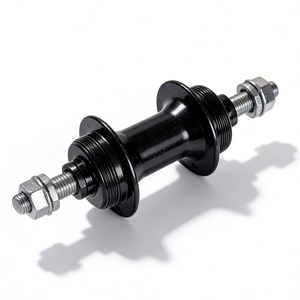<span class=keywords><strong>Axe</strong></span> traversant avant/arrière pour vélo BMX, haute précision, en alliage d'acier durable, roulements scellés, type écrou, 28 trous pour rayons, fixation disque, 300g/150g - Product Image 4