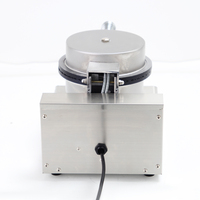 Machine à gaufres pour cornets de crème glacée électrique commerciale Blios, en acier inoxydable, avec logo personnalisé, MOQ
