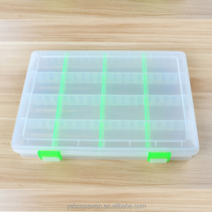 Wholesale Transparent Storage ABS Plastic Fishing Lure Hook Tackle Boxes