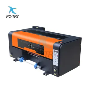 PO-TRY Chất lượng cao Tự động AB phim CuộN UV máy in 3 xp600 đầu in UV dtf máy in máy