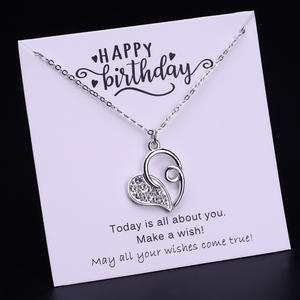 Migliore Amico Corona Luna Stelle Del <span class=keywords><strong>Cuore</strong></span> con Strass di Cristallo Stella di Esprimere un Desiderio Dolce 16 Torta Di Compleanno del Regalo Dei Monili di Collane - Product Image 3
