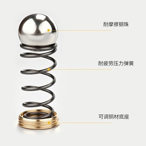 สปริงล็อคประตูไม้แบบ Snap On พร้อมข้อต่อลูกหมาก ปรับแรงกดได้ สำหรับใช้งานทั่วไป - Product Image 3