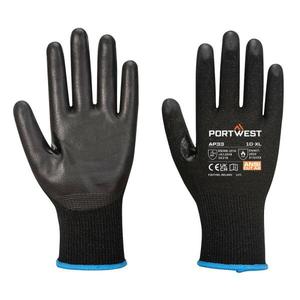 PORTWEST-Gant d'écran tactile PU AP33K8RXL LR15 (Pk12) noir-GANTS EAN 5036146017195 - Product Image 1