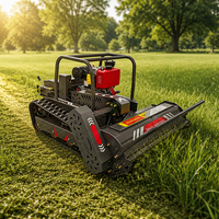 Tondeuse à gazon télécommandée 9HP RC Crawler EPA diesel pour pentes et collines