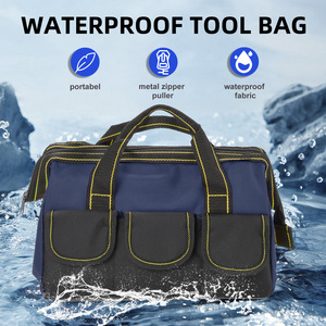 Heavy Duty 13" 600d Oxford Fabric Canvas <b>Tool</b> Organizer <b>Bag</b> Custom Logo Waterproof Electrician <b>Tool</b> <b>Bag</b> for Men Carpenter - Product Image 2