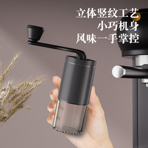 เครื่องบดกาแฟแบบแมนนวล ปรับได้ พกพาสะดวก ขนาดเล็ก สำหรับใช้ในบ้าน สีดำ - Product Image 4