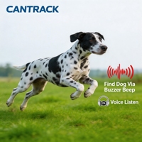 Collier de suivi pour chien en métal robuste et durable 4G AGPS, autonomie de la batterie <10 heures, compatible Android, localisateur GPS, laisse pour clôture de jardin