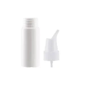 Bonne vente 50ml brouillard vaporisateur nasal PE bouteille en plastique pompe de pulvérisateur de brouillard fin avec 30/410 pulvérisateur nasal en plastique