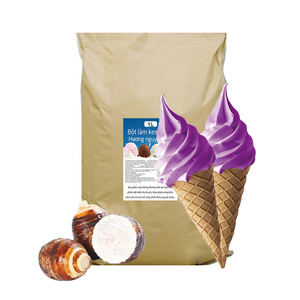 Polvo para Helado Suave con Sabor a Taro DDYO, Bolsa a Granel de 25 kg, Sabor a Ñame Morado para Máquinas de Helado Suave, Servicio de Catering, Exportación, Modelo de Servicio de Alimentos - Product Image 1