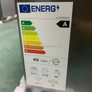 Máy giặt tải trước 9kg 220V 50Hz động cơ mạnh mẽ 1950W 1400 vòng/phút với lớp khô quay nhanh 15 phút giặt Tiếng Anh - Product Image 4