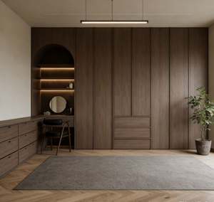 Armario de Dormitorio Personalizado BALOM, Armario de Madera con Diseño Tallado Vintage, Armario de Dormitorio para Decoración de Hogar de Lujo - Product Image 5