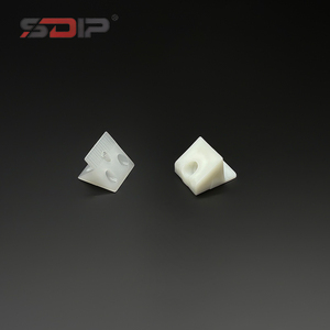 خزانة أثاث ، رف خشبي أبيض ، رف من البلاستيك يدعم الأرفف المنحوتة والدعامة مع المسمار - Product Image 6