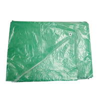 Bâche en PE sur mesure vert foncé, extérieur argenté, intérieur PE, imperméable, réfléchissante à la chaleur, avec œillets en aluminium