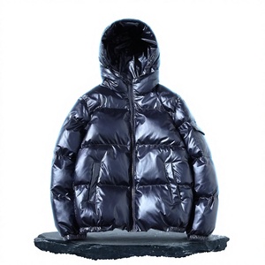 Nuevas y elegantes chaquetas acolchadas para hombre, cuello levantado, impermeables, informales, de invierno, de alta calidad, personalizadas, al por mayor - Product Image 2
