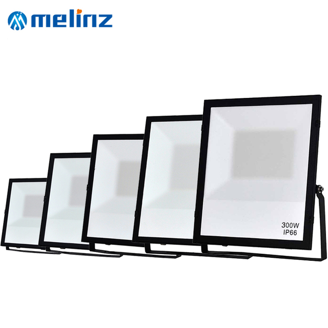 MELINZ Modern Simple Aluminum Slim Flood Lamp Construction 30Watt 50Watt 100Watt 200Watt 300Watt Flood Led Light