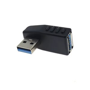 Adattatore USB 3.0 ad alta velocità 5Gbps con angolo di 90 gradi (sinistra/destra/su/giù) da USB 3.0 Tipo A Maschio a Femmina <span class=keywords><strong>M</strong></span>/F per laptop e chiavette USB - Product Image 4