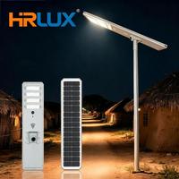Fabricant Professionnel OEM Personnalisé Lampe Solaire Intégrée 50W 120W IP66 Auto-nettoyante pour Éclairage Extérieur de Villages et Routes