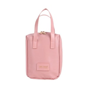 กระเป๋าเครื่องสำอางหนัง PU หูหิ้วนุ่มอเนกประสงค์กันน้ำสำหรับจัดเก็บของใช้ในบ้าน ลายตัวอักษร ฤดูใบไม้ผลิ 2025 พร้อมด้ายเย็บ - Product Image 4