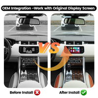 Kablosuz CarPlay Android oto orijinal araba ekran güncelleme CarPlay dekoder ekran yansıtma modülü Land Rover için