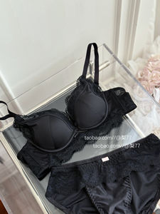 Set di Lingerie in Pizzo Francese, <span class=keywords><strong>Reggiseno</strong></span> Push-up in Raso per Seno Piccolo, Intimo Sexy da Donna OEM all'Ingrosso - Product Image 3