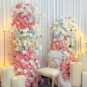 ไม่มีตัวตนดอกไม้สไตล์ทันสมัยลานสเก็ตกุหลาบสวยงามประดิษฐ์ซุ้มดอกไม้โรแมนติกสำหรับงานปาร์ตี้การตกแต่งเวที - Product Image 2