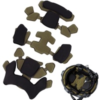 Coussinets minces épais et doux de protection extérieure Coussinets tactiques rapides en coton pour casque