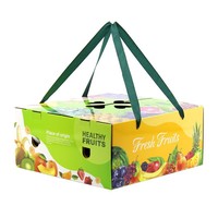 Boîte-cadeau de fruits de Festival de la mi-automne haut de gamme 2mm d'épaisseur dossier en carton boîte vide emballage pour bougies de fruits de raisin Kiwi pomme
