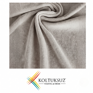 ผ้ากำมะหยี่ถักเนื้อหินคอตตอนพรีเมียม 240gsm ผสมคอตตอน 80% โพลีเอสเตอร์ 20% แบบม้วน สำหรับขายส่งเสื้อผ้า - Product Image 1