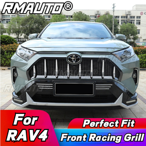 Para Toyota RAV4 2019-2021 Parrilla Delantera Estilo Panal de Abeja Rejilla de Carreras Rejilla Superior de Parachoques Rejilla de Ventilación de Capó Kit de Carrocería Accesorios para Coche - Product Image 3