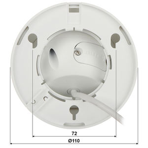 كاميرا آي بي أصلية بدقة 4 ميجابكسل مع رؤية ليلية ملونة على مدار 24 ساعة، مقاومة للماء بمعيار IP67، مع ميكروفون مدمج وكشف ذكي للحركة - Product Image 4