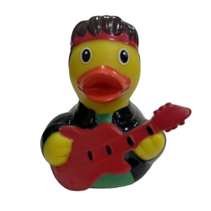 Pato flutuante eco-amigável, mini pato de borracha de corrida do sol de vinil - Product Image 1