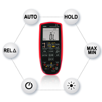 Multimeter Akurasi Tinggi Otomatis dengan Layar Sentuh Pintar 6000 Counts VA90A Duty-Cycle CAT III 1000V IP67 Tahan Air