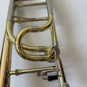 Trombone Ténor Professionnel <span class=keywords><strong>en</strong></span> Laiton Rose, Cloche Détachable, Vente Directe Usine pour Magasins <span class=keywords><strong>de</strong></span> Musique - Product Image 6
